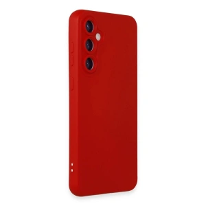 Galaxy S23 Fe Kılıf Nano İçi Kadife  - Kırmızı