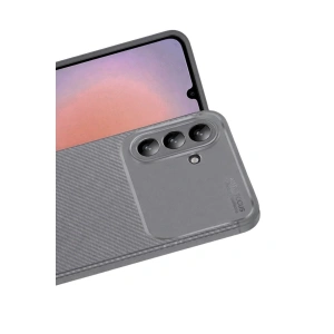 Galaxy S24 Fe Kılıf Auto Fus Karbon Kapak - Gri