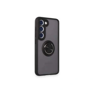 Galaxy S24 Fe Kılıf Montreal Yüzüklü  Kapak - Siyah