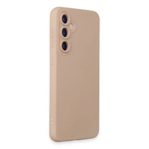 Galaxy S24 Kılıf Nano İçi Kadife  - Pudra