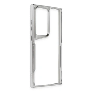Galaxy S24 Ultra Kılıf Boyi  Kapak - Gümüş