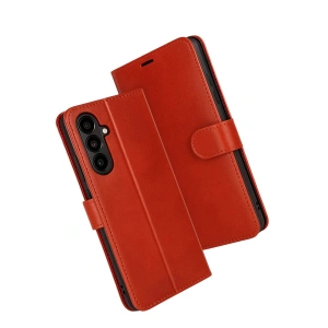 Galaxy S25 Fe Trend S Plus Kapaklı Kılıf - Kırmızı