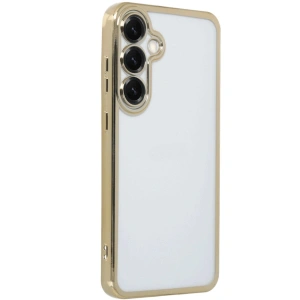 Galaxy S25 Plus Kılıf  Lensli  - Gold