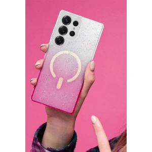 Galaxy S25 Plus Pummel Shiny Magsafe Kapak - Pembe