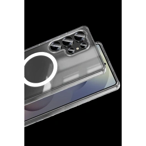 Galaxy S25 Ultra Kılıf Magneticsafe Şeffaf  - Şeffaf