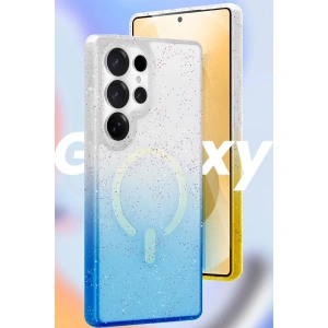 Galaxy S25 Ultra Pummel Shiny Magsafe Kapak - Gold