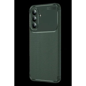Galaxy S26 Auto Fus Karbon Kapak - Koyu Yeşil