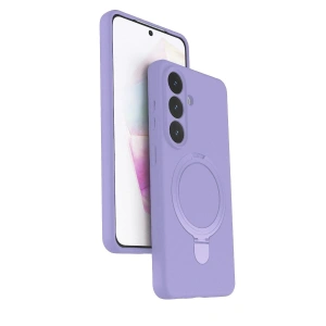Galaxy S26 Regal Magsafe Standlı Kapak - Lila