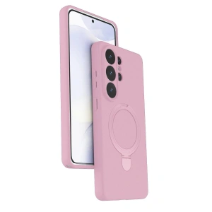Galaxy S26 Ultra Regal Magsafe Standlı Kapak - Açık Pembe