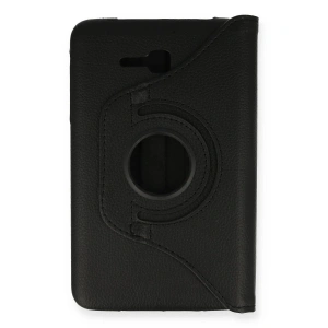 Galaxy T110 / T113 Tab 3 Lite 7 Kılıf 360 Tablet Deri Kılıf - Siyah