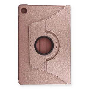 Galaxy T500 Tab A7 10.4 Kılıf 360 Tablet Deri Kılıf - Rose Gold