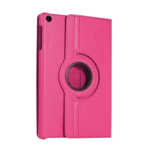 Galaxy Tab A11 360 Tablet Deri Kılıf - Pembe