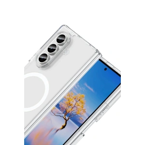 Galaxy Z Fold 7 Kılıf Magneticsafe Şeffaf  - Şeffaf