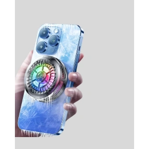 Gaming Telefon Soğutucu RGB Fan Sessiz Çalışma Tüm Modeller Uyumlu