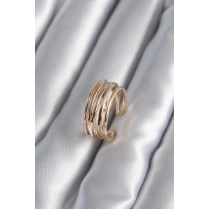 Gold Renk Ayarlanabilir Kadın Yüzük