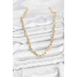 Gold Renk Pirinç Tifani Model Kadın Kolye