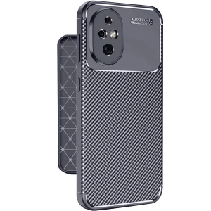 Honor 200 Kılıf Auto Fus Karbon Kapak - Lacivert