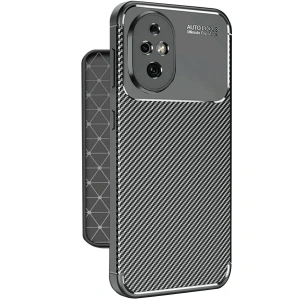 Honor 200 Kılıf Auto Fus Karbon Kapak - Siyah