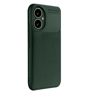 Honor 400 Kılıf Auto Fus Karbon Kapak - Koyu Yeşil