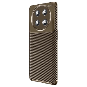 Honor Magic 7 Lite Kılıf Auto Fus Karbon Kapak - Kahverengi