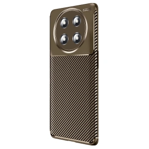 Honor Magic 7 Lite Kılıf Auto Fus Karbon Kapak - Kahverengi