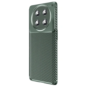 Honor Magic 7 Lite Kılıf Auto Fus Karbon Kapak - Koyu Yeşil