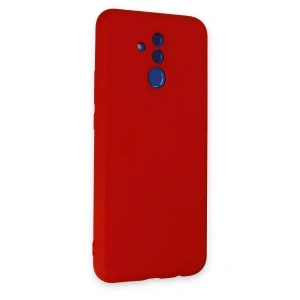 Huawei Mate 20 Lite Kılıf Nano İçi Kadife  - Kırmızı