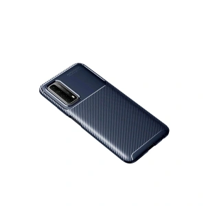 Huawei P Smart 2021 Kılıf Auto Fus Karbon Kapak - Lacivert