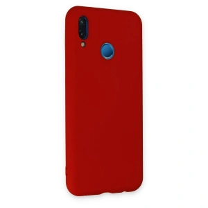 Huawei P20 Lite Kılıf Nano İçi Kadife  - Kırmızı