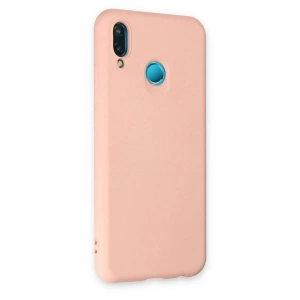 Huawei P20 Lite Kılıf Nano İçi Kadife  - Pudra