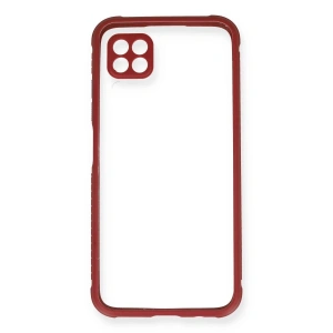 Huawei P40 Lite Kılıf Miami Şeffaf  - Fuşya