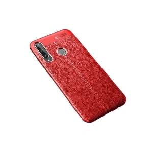 Huawei Y6p Kılıf Auto Fus Kapak - Kırmızı