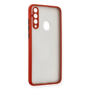 Huawei Y6p Kılıf Montreal  Kapak - Kırmızı