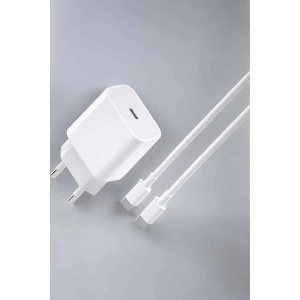 İOS Uyumlu TypeC Girişli Hızlı Şarj 15/15 Pro Max Adaptör ve Kablosu