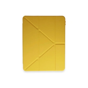 İpad Pro 11 (2018) Kılıf Kalemlikli Mars Tablet Kılıfı - Açık Sarı