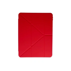 İpad Pro 11 (2018) Kılıf Kalemlikli Mars Tablet Kılıfı - Kırmızı