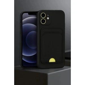 İphone 11 Kılıf Kelvin Kartvizitli  - Bordo