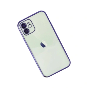 İphone 11 Kılıf  Lensli  - Mor
