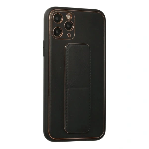 İphone 11 Pro Kılıf Co Deri Standlı Kapak - Siyah
