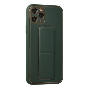 İphone 11 Pro Kılıf Co Deri Standlı Kapak - Yeşil