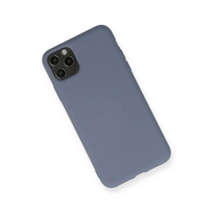 İphone 11 Pro Max Kılıf Nano İçi Kadife  - Gri