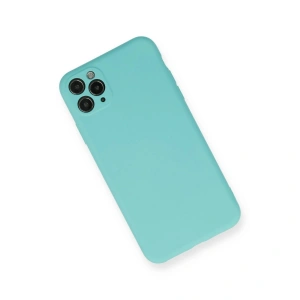 İphone 11 Pro Max Kılıf Nano İçi Kadife  - Turkuaz