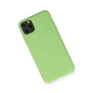 İphone 11 Pro Max Kılıf Nano İçi Kadife  - Yeşil
