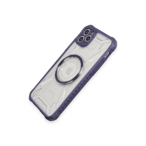 İphone 11 Pro Max Kılıf Prag Magneticsafe Kapak - Derin Mor
