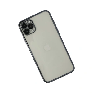 İphone 11 Pro Max Kılıf  Lensli  - Siyah