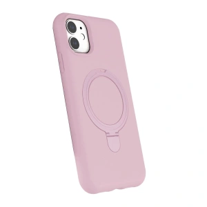 İphone 11 Regal Magsafe Standlı Kapak - Açık Pembe