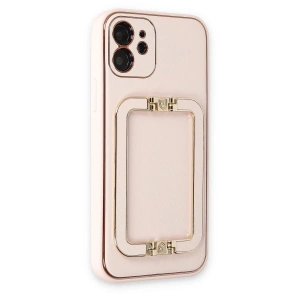 İphone 12 Kılıf Co Elit Kapak - Pudra
