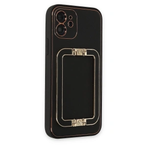 İphone 12 Kılıf Co Elit Kapak - Siyah