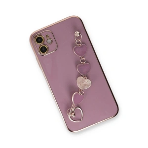 İphone 12 Kılıf Esila  - Mor