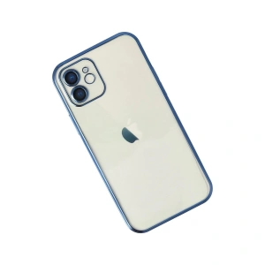 İphone 12 Kılıf  Lensli  - Lacivert